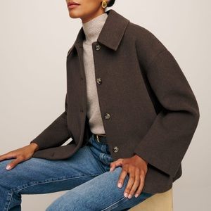 reformation rocky oversized shirt jacket